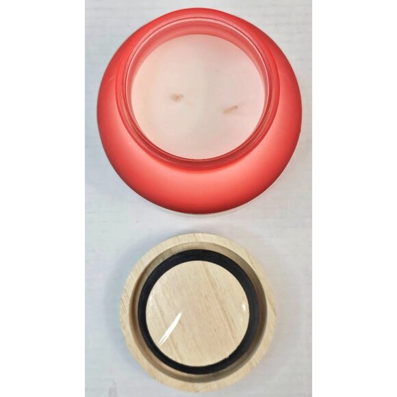 Tropical Sunset Scented Candle 15 Oz With Wooden Lid Double Wick - Picture 6 of 9